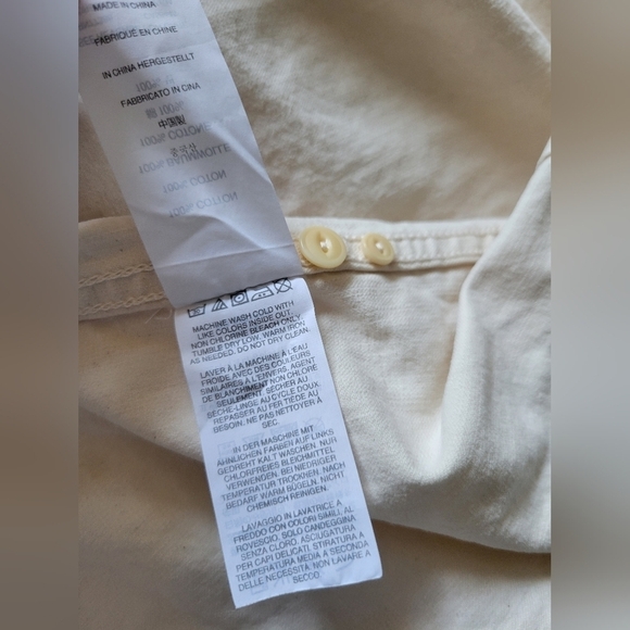 J.Crew Women's Metallic Gold Star Print Button-down Shirt Size XXS Ivory - Picture 7 of 10